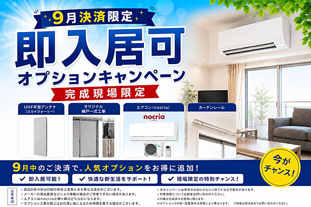 オプション4点セットプレゼントキャンペーン中