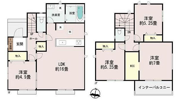B号棟3490万円(土地50坪・建物28坪)