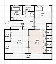 ダイナシティ 303 ｜ 宮崎県宮崎市吉村町中無田498-2（賃貸マンション2DK・3階・48.02㎡） その2