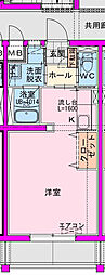 (仮称)江平東町マンション ワンルームの間取図画像