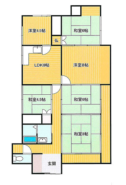 間取り：345000045228