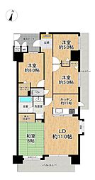 レックスフェスタ野洲 4LDKの間取図画像