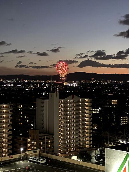2026年8月6日に行われた琵琶湖花火大会の様子です