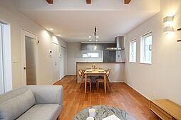 北秋葉3期23号地プラン 4LDKのリビング/ダイニング