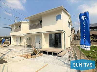 外観:松山市東野5丁目にあります、2023年築3LDK未使用戸建です♪ 外観:松山市東野5丁目にあります、2023年築3LDK未使用戸建です♪