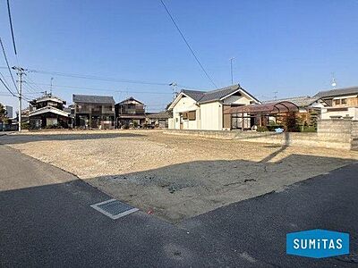 外観：松山市堀江町にあります、5区画分譲地の1区画です♪南西角地！約44坪ございます♪