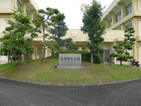 松前町立北伊予中学校 1107m
