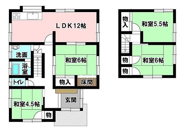 間取りを拡大表示