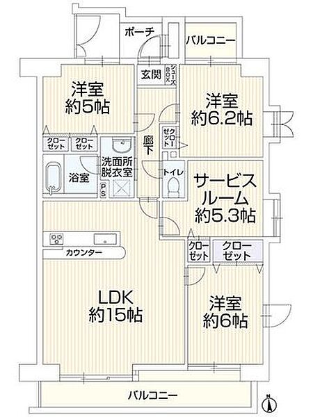 間取り：333000057452