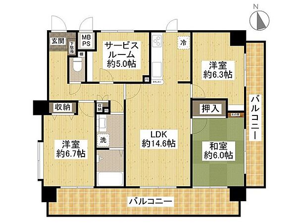 間取り：334000243061
