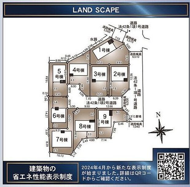 隣地との距離や建物の向きも確認でき、日当たり検討に役立ちます。家族で検討しやすくなります。