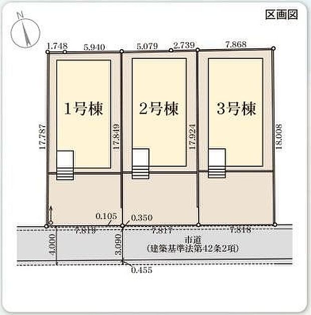 家族で車に乗る方に!駐車場2~3台分を確保しました。