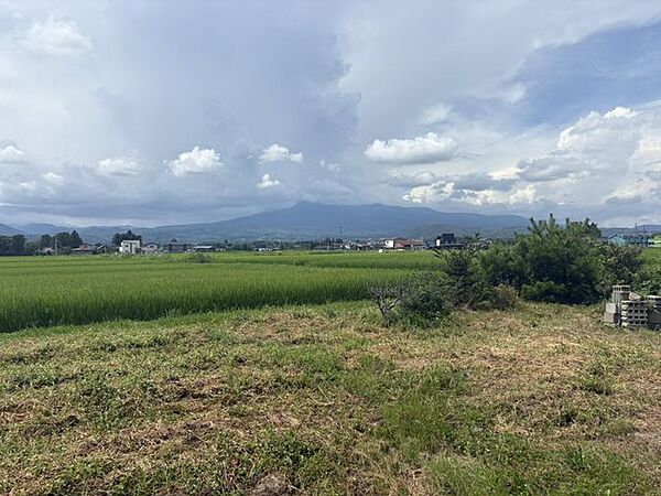 176坪の土地で山も見える景色の物件です。