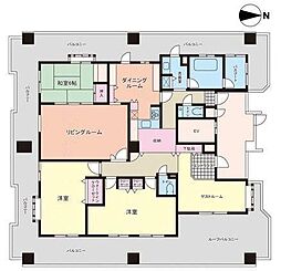 グリーンヒル城崎 3SLDKの間取図画像