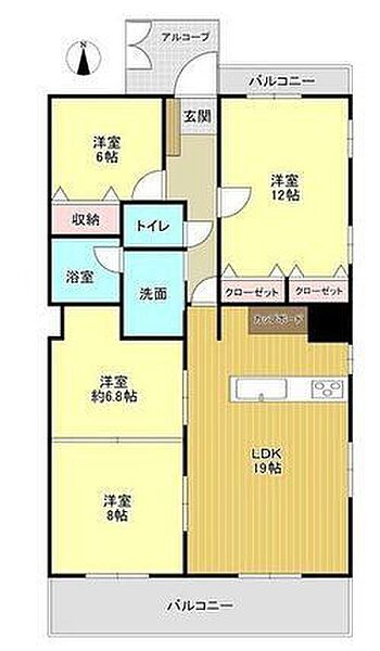 間取り：344000019651