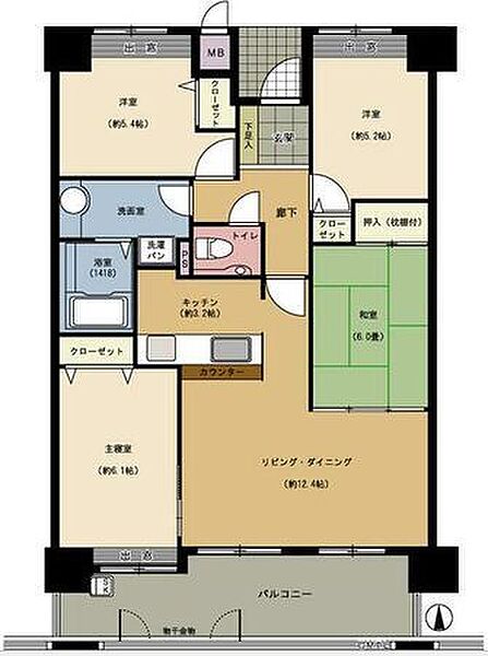間取り：344000020177
