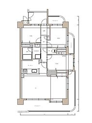 ライオンズガーデン三河安城第2 3LDKの間取図画像