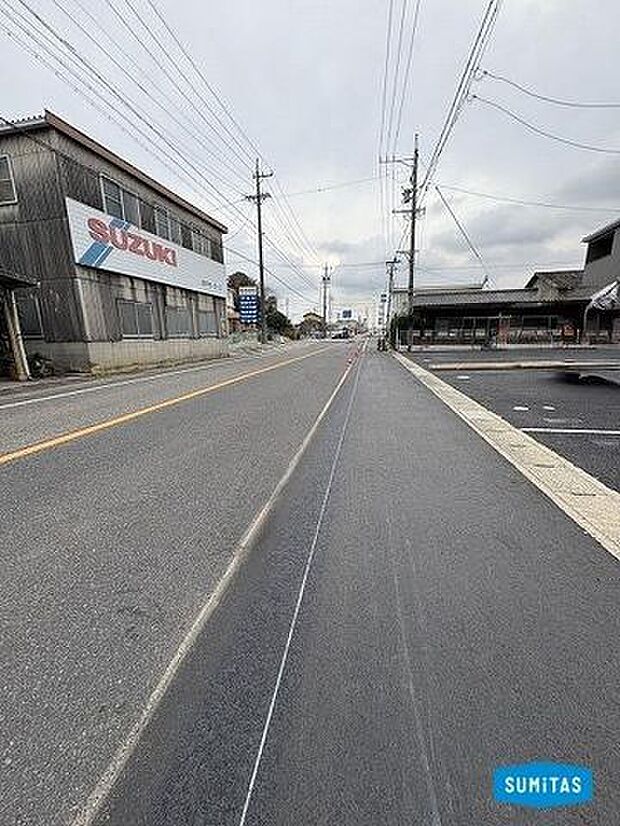 前面道路