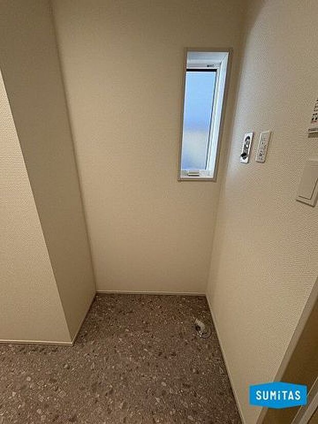 洗濯機置き場です。