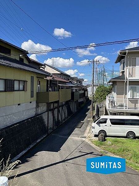 物件北西側です