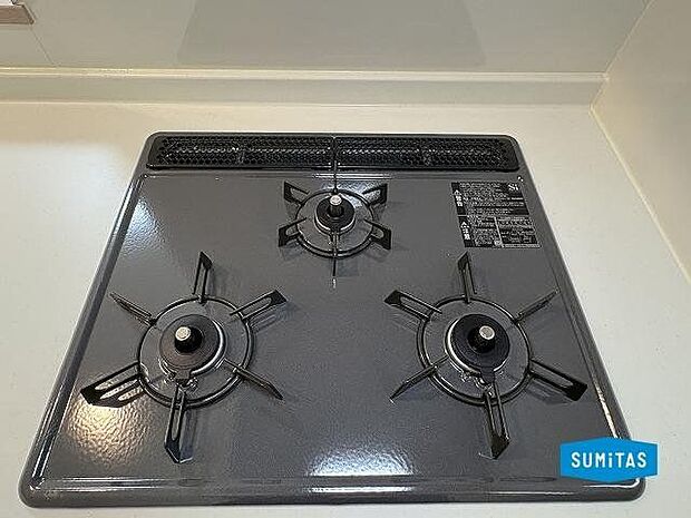 3口コンロでお料理もはかどります