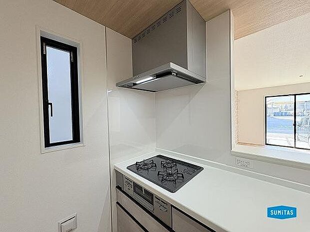 3口コンロで家事効率アップ♪