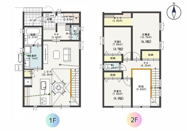 (モデルハウス)、価格3880万円、3LDK、土地面積134.82m2、建物面積89.98m2