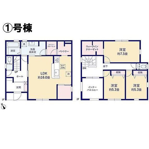 1号棟間取