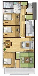 ルネ真駒内 3LDKの間取図画像