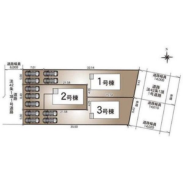 約3台駐車可能(車種による)