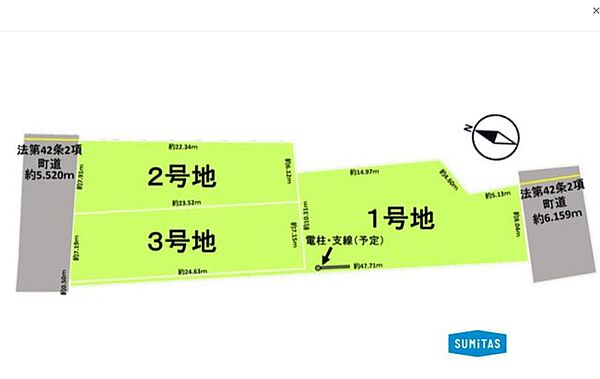区画図：343000100586