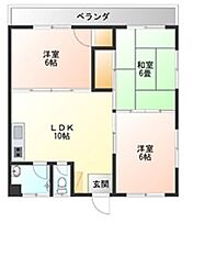 ブルー・スター 3LDKの間取図画像