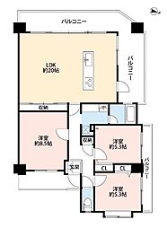 間取図画像 3LDK