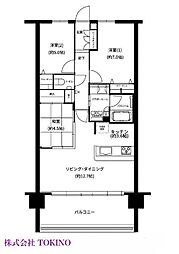 プレミスト宜野湾大謝名 3LDKの間取図画像