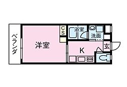 間取図画像 1K