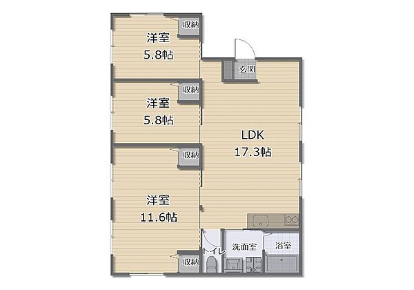 間取り：347000070648