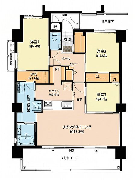 間取り：347000087293