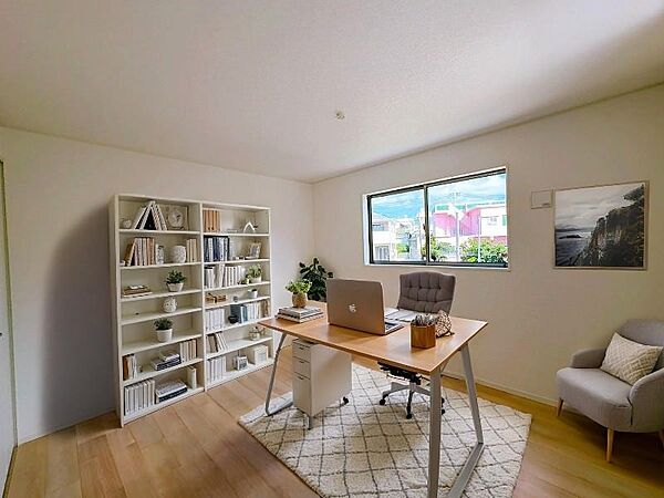 子供部屋や書斎にも最適です（家具家電はイメージです）