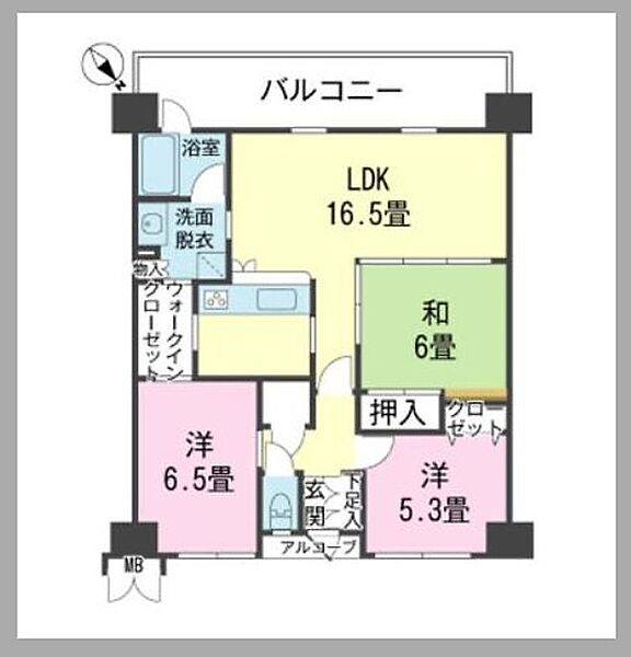 間取り：347000085042