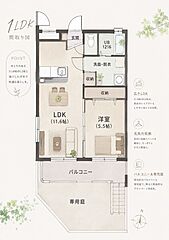 物件の間取り