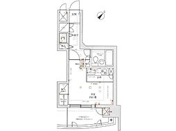 ライオンズマンション盛岡内丸 ワンルームの間取図画像