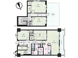 プロスペール桜城2 4LDKの間取図画像