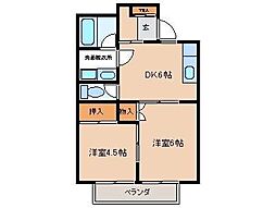 間取図画像 2DK