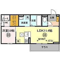 フォレスト新原 103 ｜ 茨城県水戸市新原1丁目（賃貸アパート1LDK・1階・41.86㎡） その2