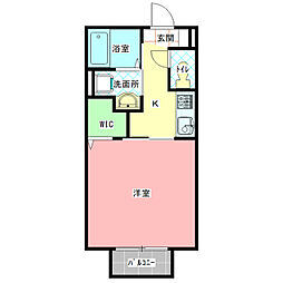 BLISS（ブリス） 1階1Kの間取り