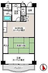 間取図画像 1DK