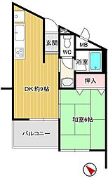 間取図画像 1DK