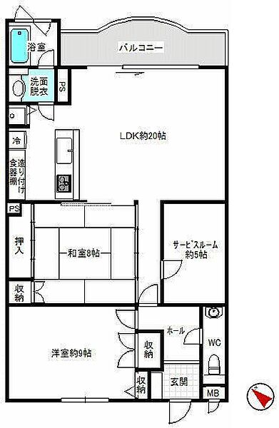 間取り：322000643651