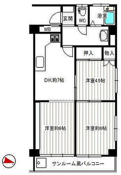 間取り：322000645704