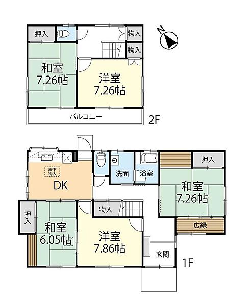 間取り：322000526076